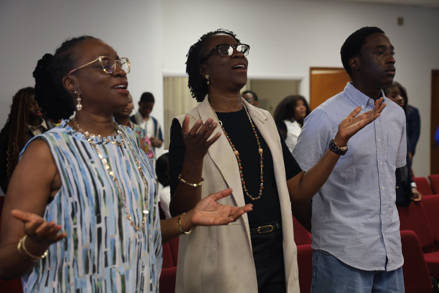Our congregation gathered together